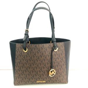 MICHAEL Michael Kors Walsh Brown & Black Tote Bag